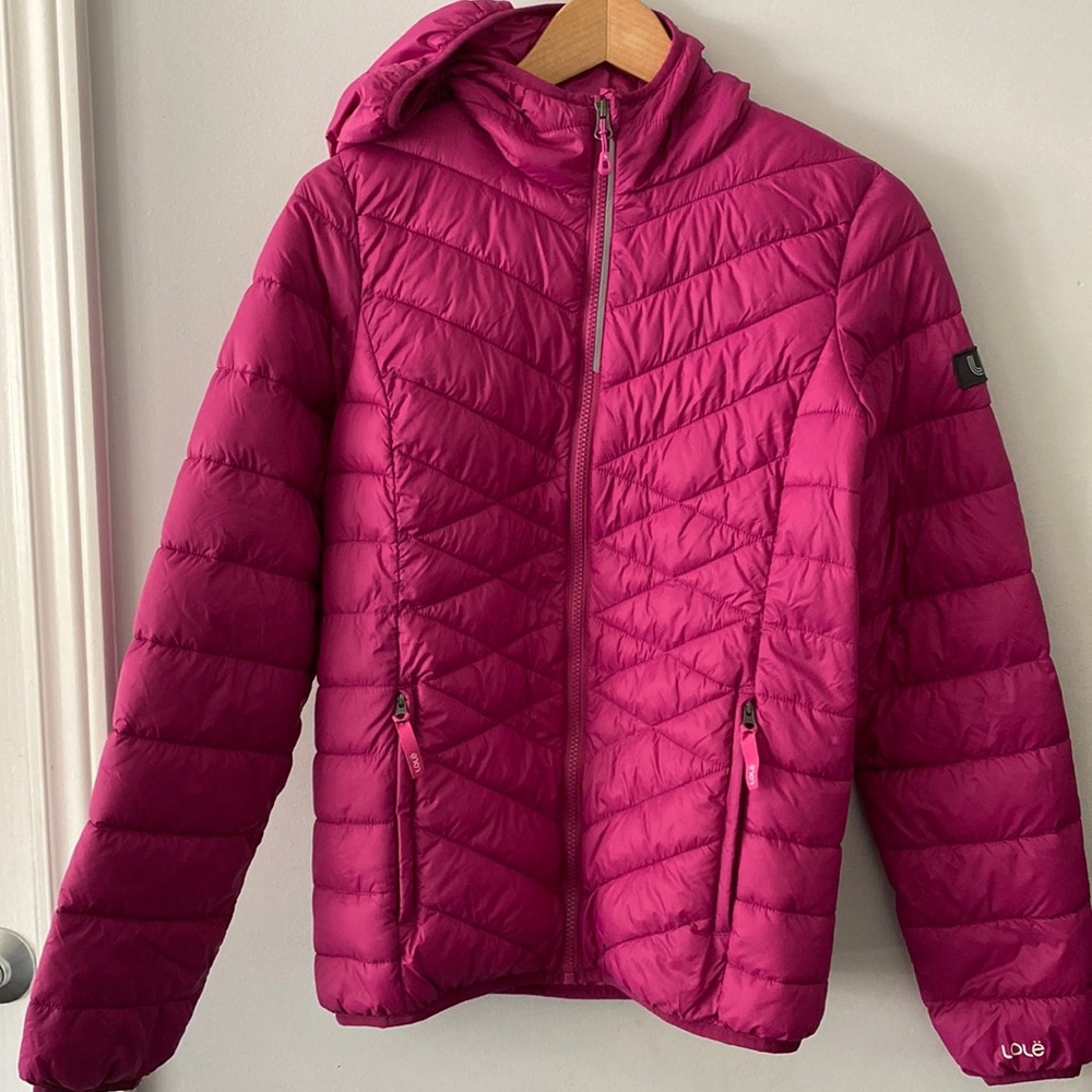 Lole Hooded Light Weight Packable Jacket, with Pouch